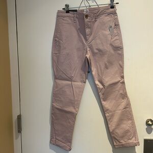 GAP GIRLFRIEND LAVENDER KHAKI PANTS